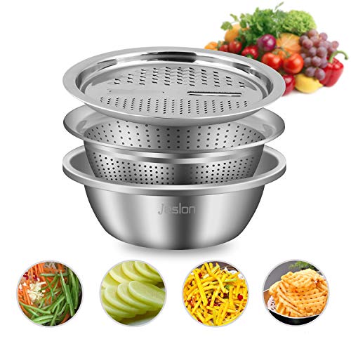 Jeslon-Kitchen-Vegetable-Grater-Stainless-Steel-Drain-Basket-Vegetable-Cutter-Slicer-Strainer-Colander-Multi-Function-3-in-1-Salad-Bowl-For-Home-Use