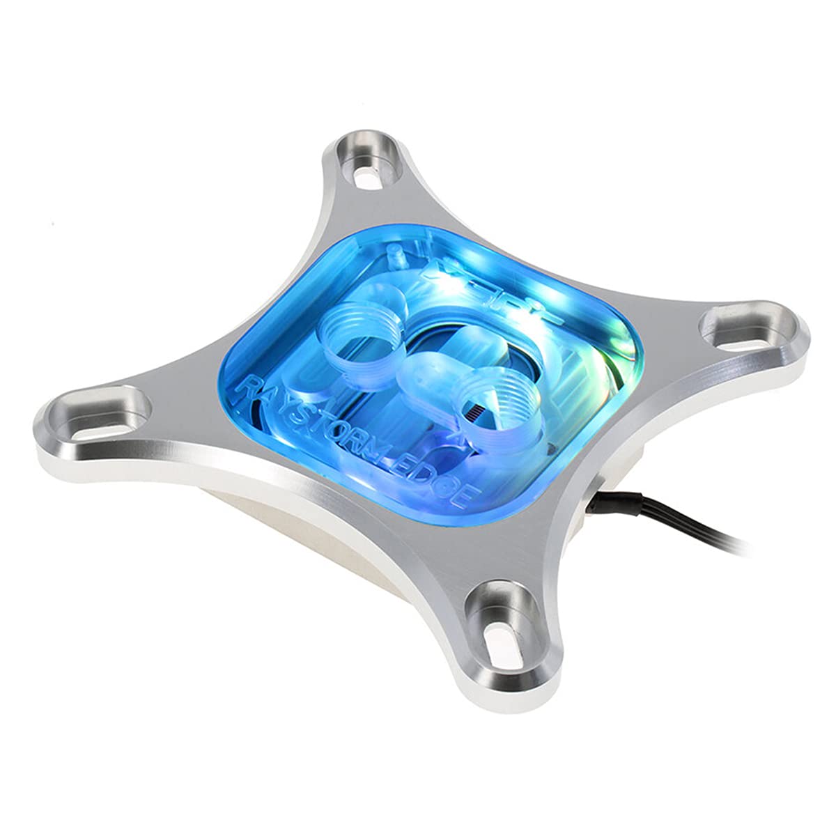 XSPC Raystorm EDGE ARGB CPU Water Block (Intel) - Silver