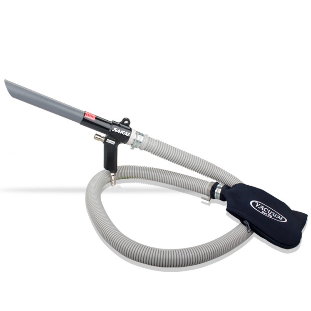 Photo 1 of SAKAI Pneumatic Vacuum Cleaner Kit - Dual Function Air Vacuum and Suction with Vacuum Bags, Tube & Accessories