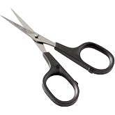 Mehaz Precision Cut Stainless Steel Scissors To Trim Nails, Brows, Facial Hair and Split Ends