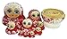 Winterworm Popular Red Little Girl and Cherry Blossom Pattern Russian Nesting Dolls Handmade Wooden Russian Dolls Matryoshka Dolls Set 10 Pieces Kids Toy Gift Home Decoration