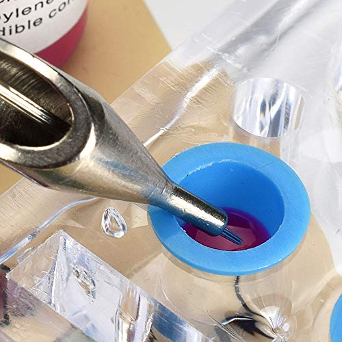100/500/1000pcs Small Tattoo Ink Cups Disposable Tattoo Pigment Ink Caps for Tattooing Mixed Tattoo Ink