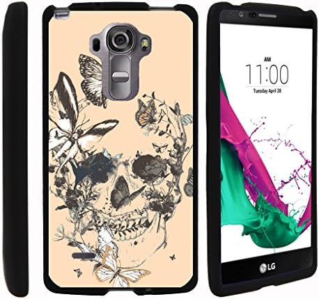 [LG Vista 2 Case, Vista 2 Shell Case][Snap Shell] 2 IN 1 Combo - Slim Hard Fitted Case + Stylus Pen by Miniturtle® - Butterfly Skull