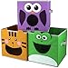 Paylak Kids Storage Organizer Bins Fabric Set of 3 Animal Print with Handle