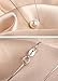 Merdia S925 Sterling Silver Fashionable Chain Simulated Pearl Pendant(White)