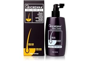 Richenna Hair Tonic with Oriental Herb Formula 7.41 fl oz- Anti Hair Loss Anti Dandruff - Healthy & Clean Scalp