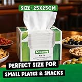 The Cheeky Panda Bamboo Paper Napkins 100 Pack 25x25cm 2 Ply White view 2