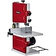 Einhell Electric Bandsaw - 200mm Bench Saw With 45° Tiltable Metal Work Table For Mitre Cuts, Parallel Stop, Dust Extraction - TC-SB 200/1 Portable Band Saw For Woodworking, Crafting And DIY