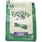 GREENIES Dental Chews Large Treats for Dogs - TREAT-PAK Package 12 oz. 8 Treats