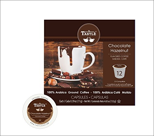 CAFE TASTLÉ CHOCOLATE HAZELNUT SINGLE SERVE COFFEE, 12 COUNT