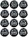 Buttonsmith Team Groom Button Set,Black