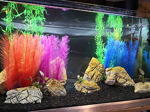 4 BEGONDIS+Aquarium+Decorations+Artificial+Non+Toxic