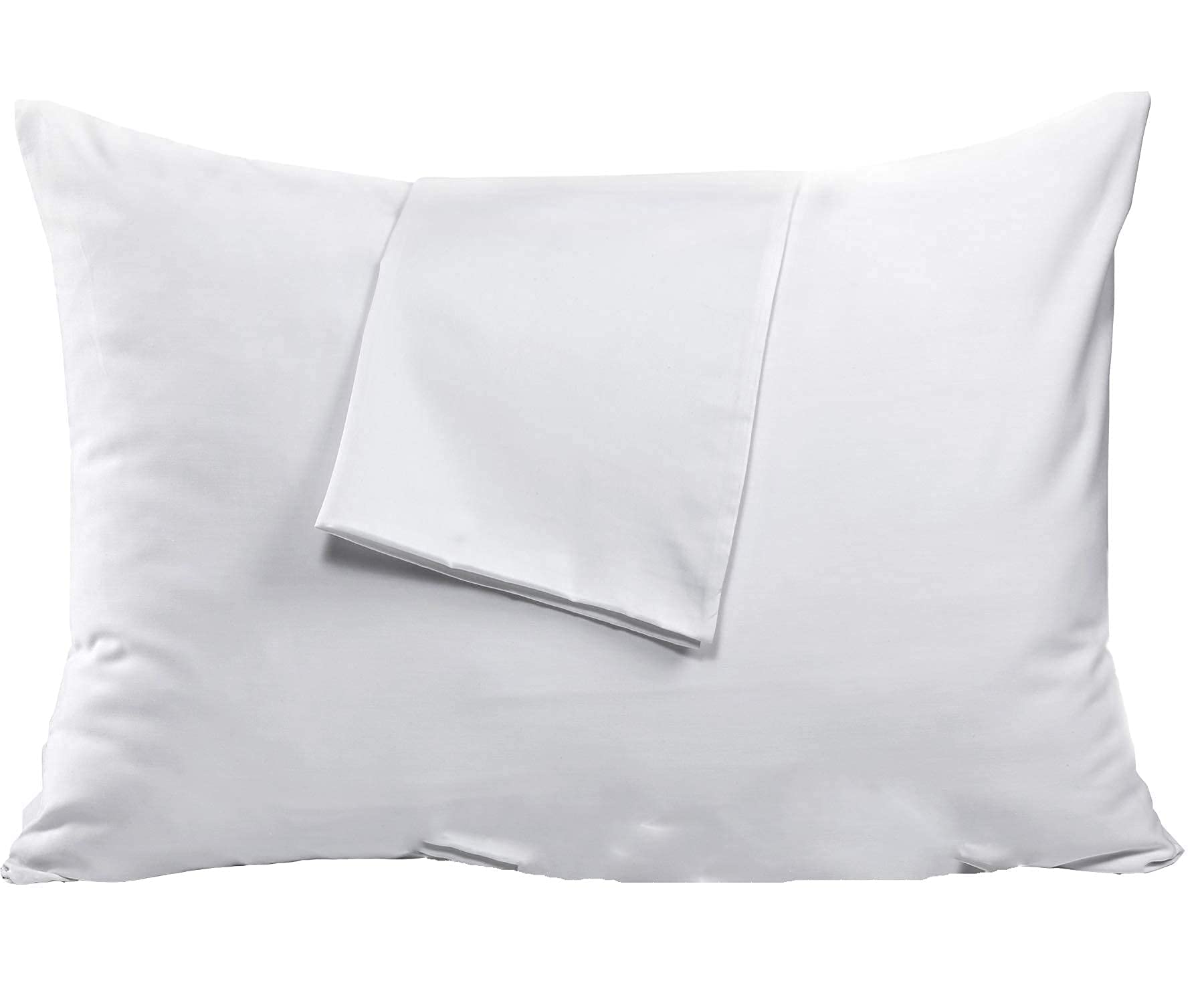 Photo 1 of Niagara 4 Pack King Pillow Protectors with Zipper, Premium Cotton Sateen Blend Tight Weave Lab Tested Non Noisy Zip Covers Breathable Non Crinky (20x36 Inches)