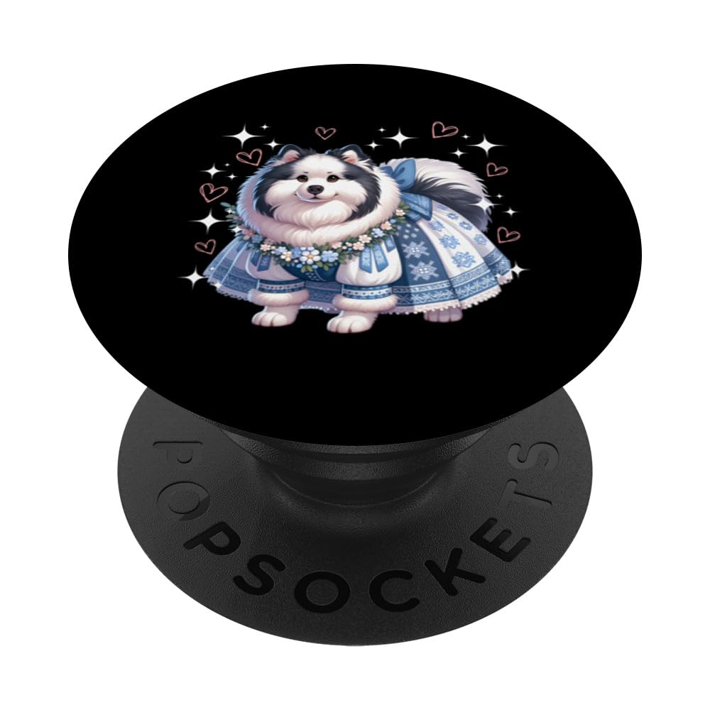 Finnish Lapphund Dog Mom Pet Lover Mothers Day PopSockets Swappable PopGrip