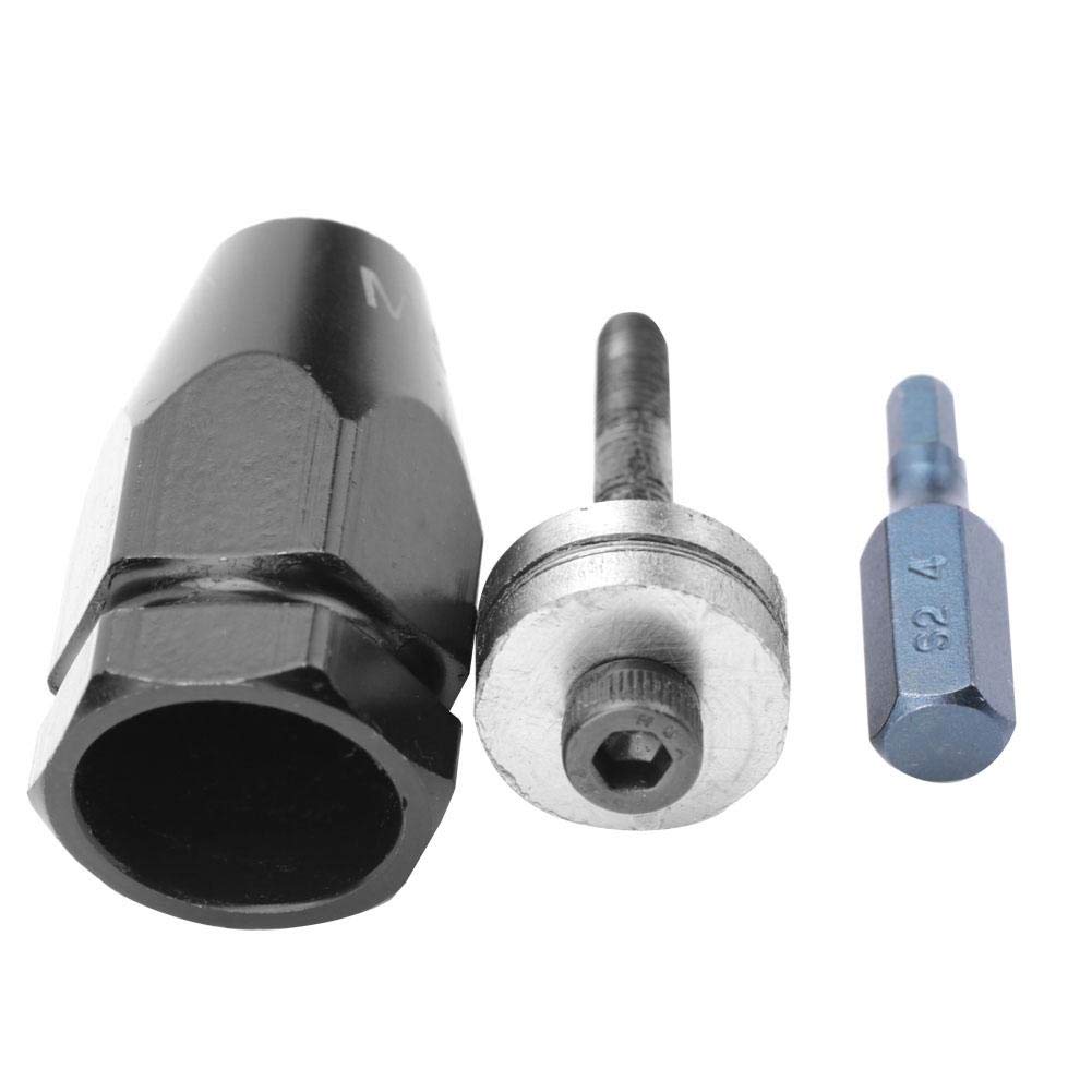 Riveter Gun Head, M5 M6 M8 M10 Pneumatic Riveters Head Riveter Parts Pneumatic Riveting Nut Gun Head(M5 Hex Straight Shank)