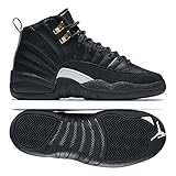 Jordan Kid's Air 12 Retro BG, BLACK/WHITE-BLACK-MTLLC GOLD