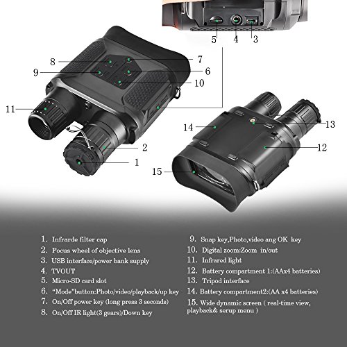 2 SOLOMARK+Binoculars+Binoculars+Digital+Infrared+Binocular