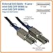 Tripp Lite 1m External SAS Cable 4-Lane Mini-SAS SFF-8088 to Mini-SAS SFF-8088 3ft