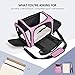 Henkelion Cat Carriers Dog Carrier Pet Carrier for Small Medium Cats Dogs Puppies up to 15 Lbs, TSA Airline Approved Small Dog Carrier Soft Sided, Collapsible Waterproof Travel Puppy Carrier – Pinkthumb 2