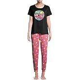 Can't Adult Today Black Soot Jogger Pajama Sleep Set - Medium