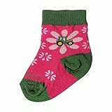 John Deere Infant/Toddler Girls Flower Tractor Socks 6-12 Months (6-12 Months)