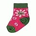 John Deere Infant/Toddler Girls Flower Tractor Socks 6-12 Months (6-12 Months)