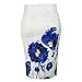 Women OL Style High Waist Floral Geometric Retro Sheathy Midi Pencil Skirt (M, 62)