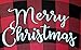 Greenhouse Compostables, Merry Christmas Paper Cups, 50 ct, 16oz - 100% Compostable, Red and Black Buffalo Check Plaid, Disposable Holiday Party Drinkware