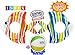Matty's Toy Stop Inflatable Tropical Fish Swim Rings (32.5