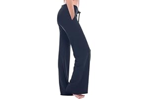 BIDOBIBO Black Cargo Pants Womens Yoga Pants with Cargo Pockets Stretchy Palazzo Pants Wide Leg Workout Baggy Cargo Pants