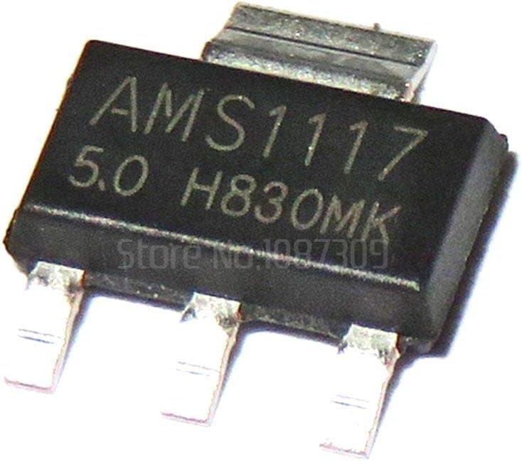 100pcs AMS1117-5.0 AMS1117 5.0V 1A SOT-223 Voltage Regulato