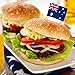 Pack of 100 Australian Flag Toothpicks for Plate and Food Decoration - For Sandwiches, Burgers, Desserts, and More