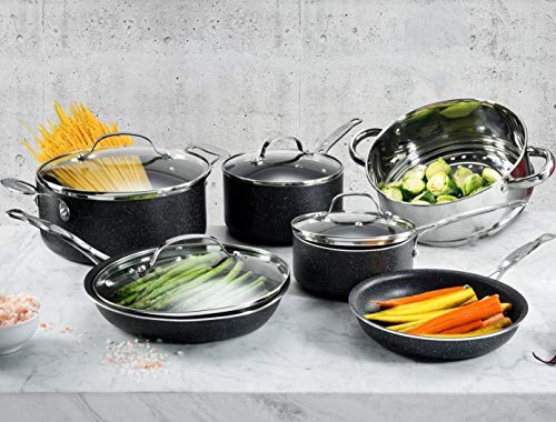 GRANITESTONE-2807-10-Piece-Non-Stick-Ultra-Durable-Mineral-Granite-Coated-Scratch-Proof-Cookware-Set-5-Piece-Utensil-Set