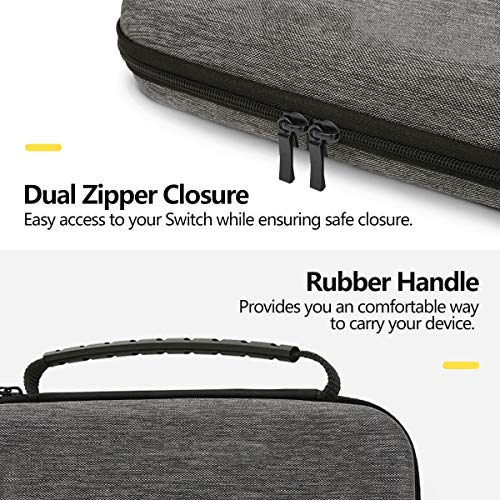 image for MoKo Carrying Case for Nintendo Switch Lite, Travel Case Hard Shell EV