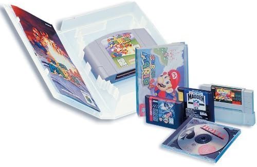 Universal Video Game Case with Full Sleeve Insert (Box of 100) - Super NES N64 Genesis SNES NES