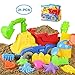 KKONES Beach Toy Truck with Bag, Suitable for Toddler Over Fun Sand Toys Set for Girls and Boys Kids Outdoor Toys