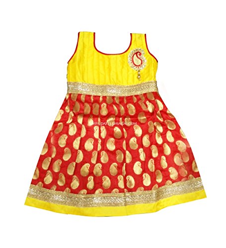 raw silk frocks for babies