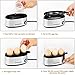 Egg Cooker 3 Egg Capacity Electric, Ellipse, KitchenBro Stainless Steel with Auto Shut Off Function