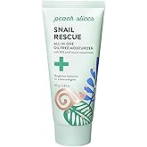 Peach Slices - Snail Rescue All-in-One Oil Free Moisturizer (2.82 oz) - 95% Snail Mucin Concentrate - Weightless - Birch Juice, Hyaluronic Acid & Cica - Vegan, Cruelty Free, Korean Skin Care & Beauty