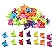 Butterfly Clips for Hair,100 Pack Assorted Color Beautiful Mini Butterfly Hair Clips for Girls and Women By Focut
