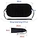 2Pack Foot Rest Airplane Travel Footrests Hammock, Under Desk Footrest for Office (Black)