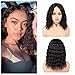 Quantum Love 100% Lace Part Virgin Human Hair Wigs Loose Deep Wave Wig Middle Part Brazilian Human Hair Wave Glueless Wig Natural Color