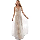 Overdose Vestido de Novia Vestido de Novia Vestido de Novia Básico V Sexy Halter Sin Mangas Vestidos Fiesta Color sólido Elegante Maxi Vestido Rendimiento Desgaste