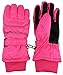N'Ice Caps Kids Bulky Thinsulate Waterproof Winter Snow Ski Glove With Ridges (6-8yrs, Neon Pink Reflector)