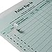Patient sign in sheet, Color green (250/Package)