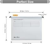 MerryNine Suspension Files A4 15pcs White with Tabs Card Inserts (34.8cm x view 3