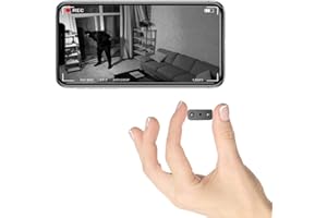 HCTOBFF Mini Spy Camera WiFi, Smallest Hidden Cameras HD1080P for Home Security Surveillance, Small Portable Nanny Cam with Phone App, Motion Detection, Night Vision for Indoor