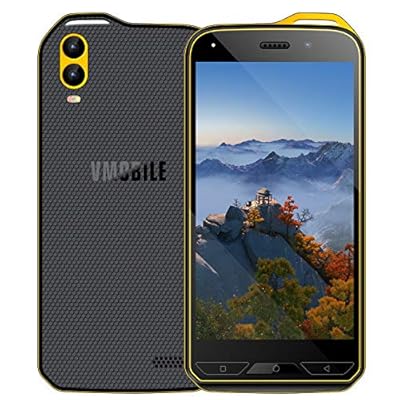 V Mobile J5 Dual SIM Unlocked Cell Phones, 5.5 inch HD, Quad Core 16GB ROM, Android 8.0, 8MP Face ID Unlocked Smartphone, Compatible with ATT, T-Mobile, Cricket, Metro PCS Other GSM Carriers