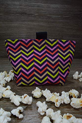 Reusable Food Storage Bags // Set of Three // Snack, Sandwich, Quart // Zig Zag Fun