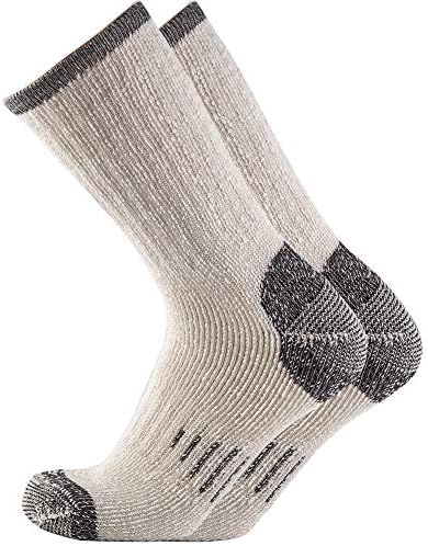Men Crew Socks Warm Socks -NEVSNEV 70% Merino Wool Athletic Socks for Men, Suitable for Hiking,Trekking,Camping